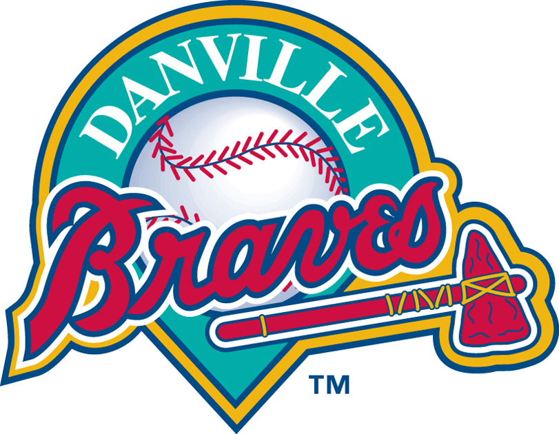 Danville Braves 1993-2009 Primary Logo iron on paper